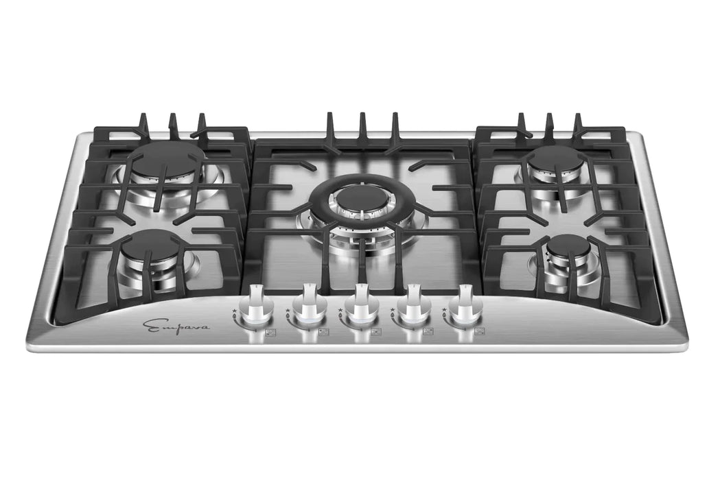 Empava 30 in. Built-in Gas Cooktops with 5 Burners | EMPV-30GC5B70C