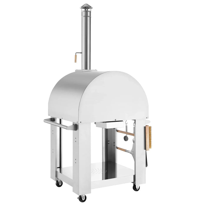 Empava Outdoor Wood Fired Pizza Oven in Stainless Steel | EMPV-PG01