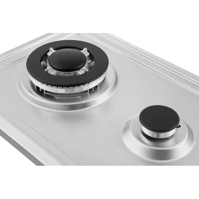 Empava 12 in. Built-in Stainless Steel Gas Cooktop with 2 Burners | EMPV-12GC29
