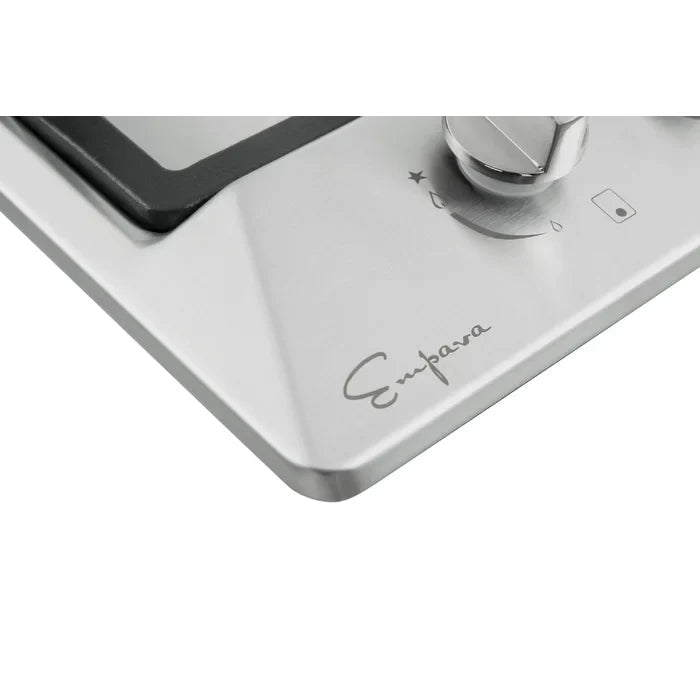 Empava 12 in. Built-in Stainless Steel Gas Cooktop with 2 Burners | EMPV-12GC29