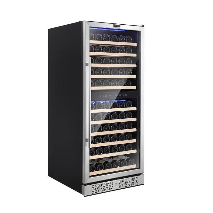 Empava 24 in. 116 Bottle Wine Refrigerator 55" Tall Dual Zone Wine Fridge | EMPV-WC06D