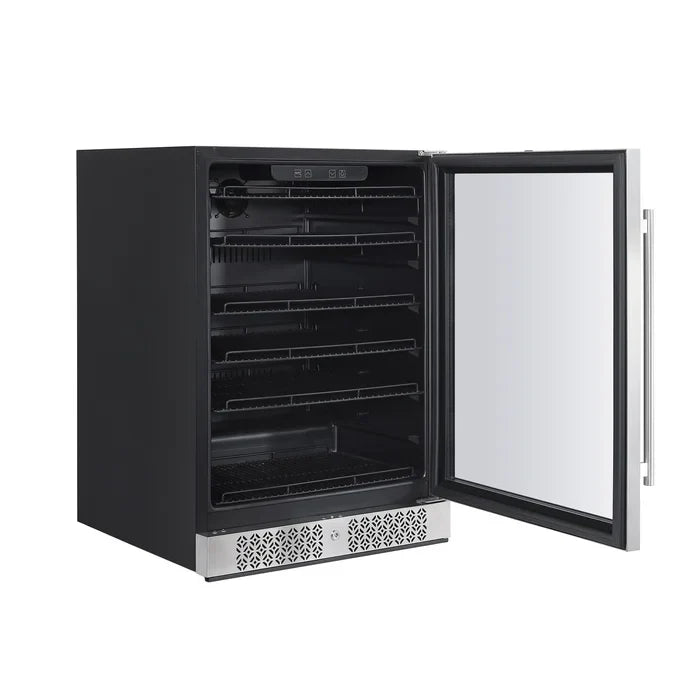 Empava 24 in. 140 Can Freestanding & Under the Counter Beverage Fridge | EMPV-BR02S