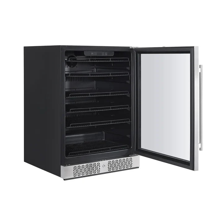 Empava 24 in. 140 Can Freestanding & Under the Counter Beverage Fridge | EMPV-BR02S