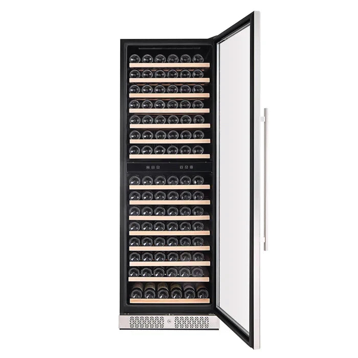 Empava 24 in. 160 Bottle Dual Zone Wine Cooler 70" Tall Wine Fridge | EMPV-WC08D