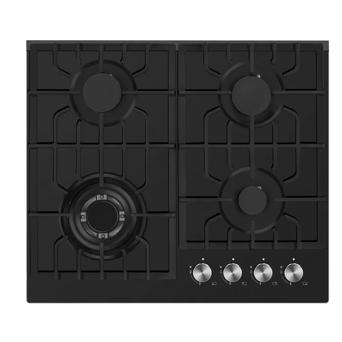 Empava 24 in. Built-in Gas Cooktops with 4 Burners in Black | EMPV-24GC28