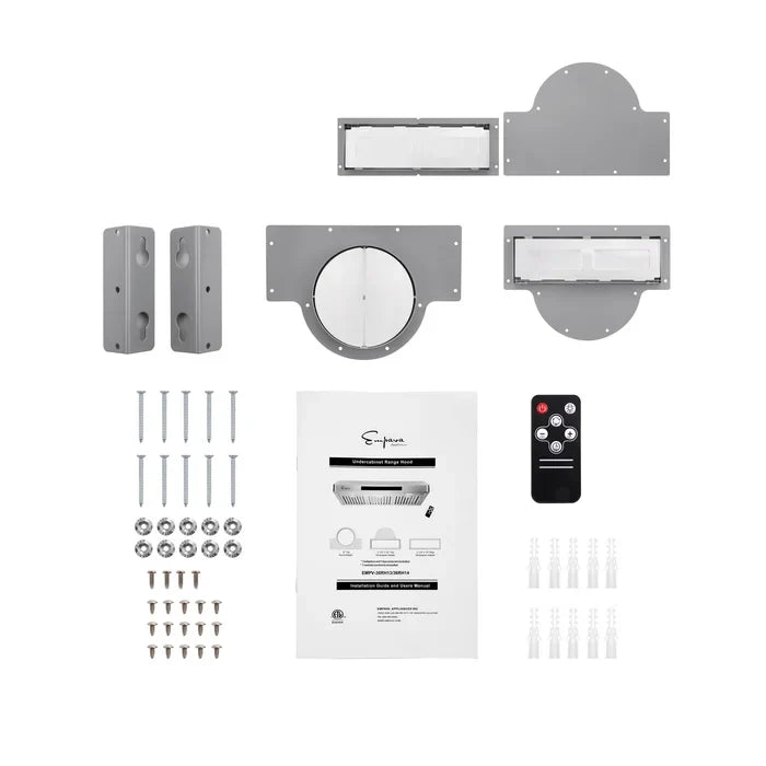 Empava 30 in. 500 CFM Ultra Slim Ducted Under Cabinet Range Hood | EMPV-30RH13