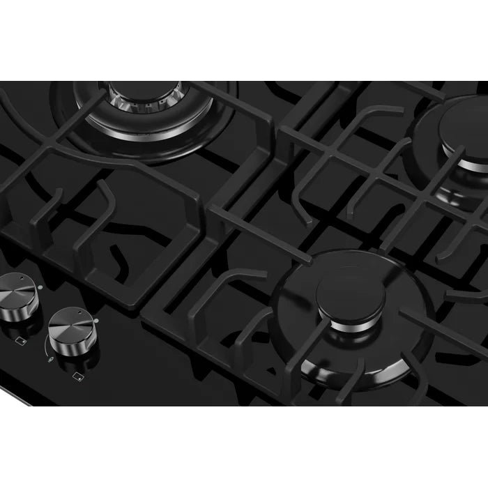 Empava 36 in. Built-in Gas Cooktops with 5 Burners in Black | EMPV-36GC27