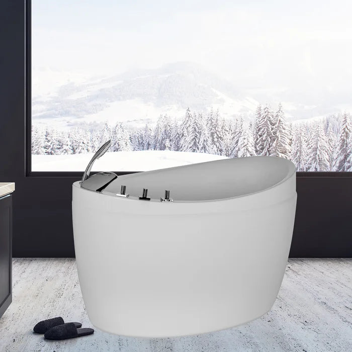 Empava 48 in. Freestanding Japanese Style Air Soaking Bathtub | EMPV-48JT011