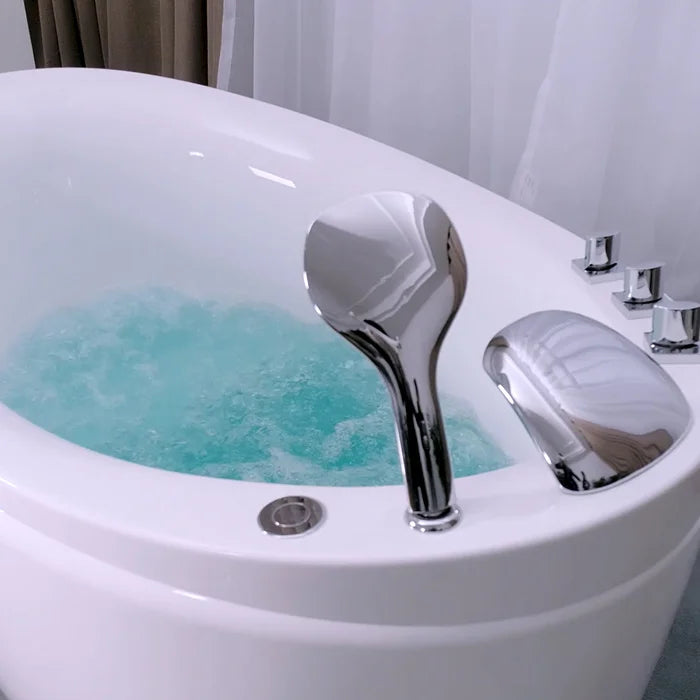 Empava 48 in. Freestanding Japanese Style Air Soaking Bathtub | EMPV-48JT011