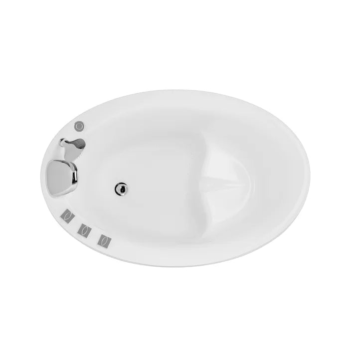 Empava 59 in. Freestanding Japanese Style Air Soaking Bathtub | EMPV-59JT011