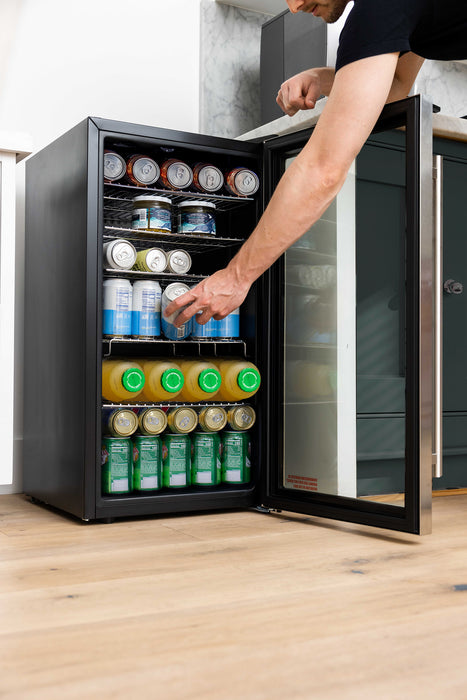 Whynter B120 Can Freestanding Beverage Refrigerator cooler Stainless Steel | BR-130SB