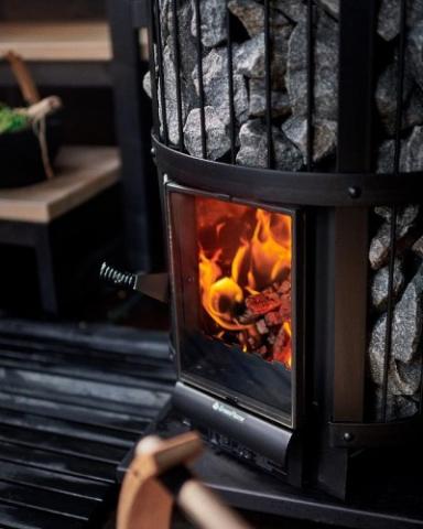 Harvia GreenFlame 240 Series 15.9kW Wood Sauna Stove