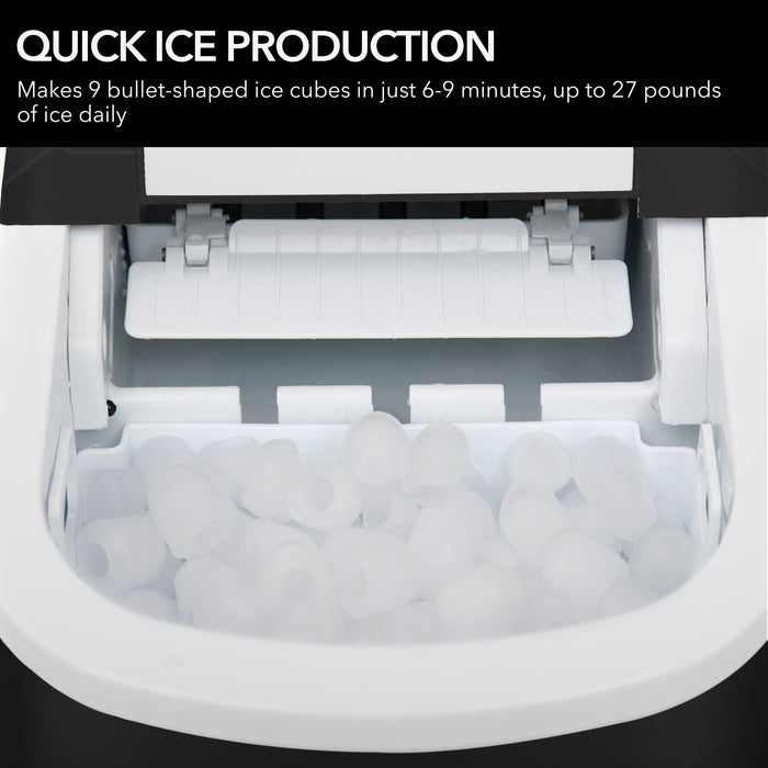 Whynter Compact Portable Ice Maker 27 lb capacity | IMC-270