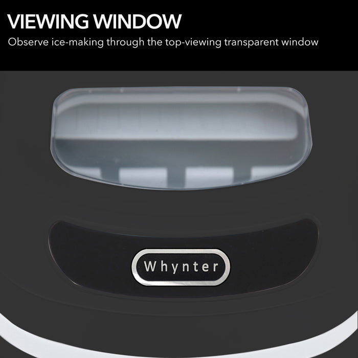Whynter Compact Portable Ice Maker 27 lb capacity | IMC-270