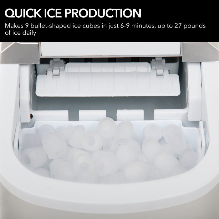 Whynter Compact Portable Ice Maker 27 lb capacity | IMC-270