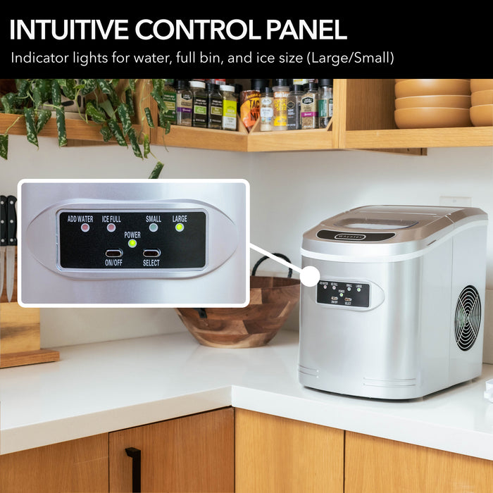 Whynter Compact Portable Ice Maker 27 lb capacity | IMC-270