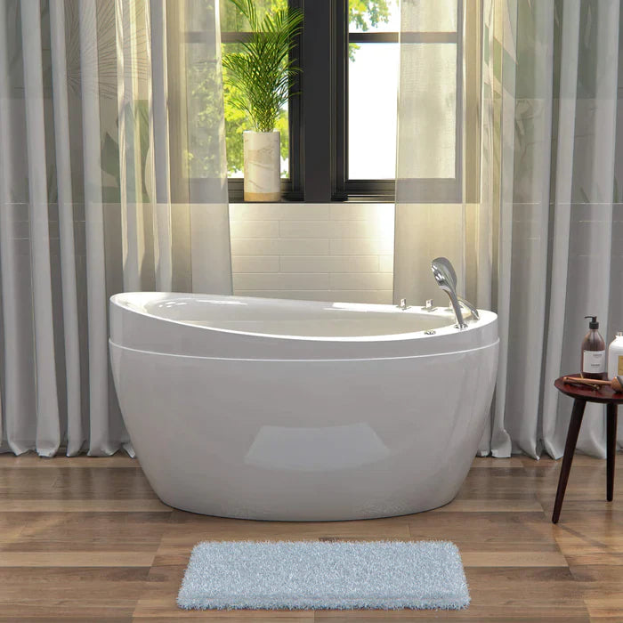 Empava 59 in. Freestanding Japanese Style Air Soaking Bathtub | EMPV-59JT011