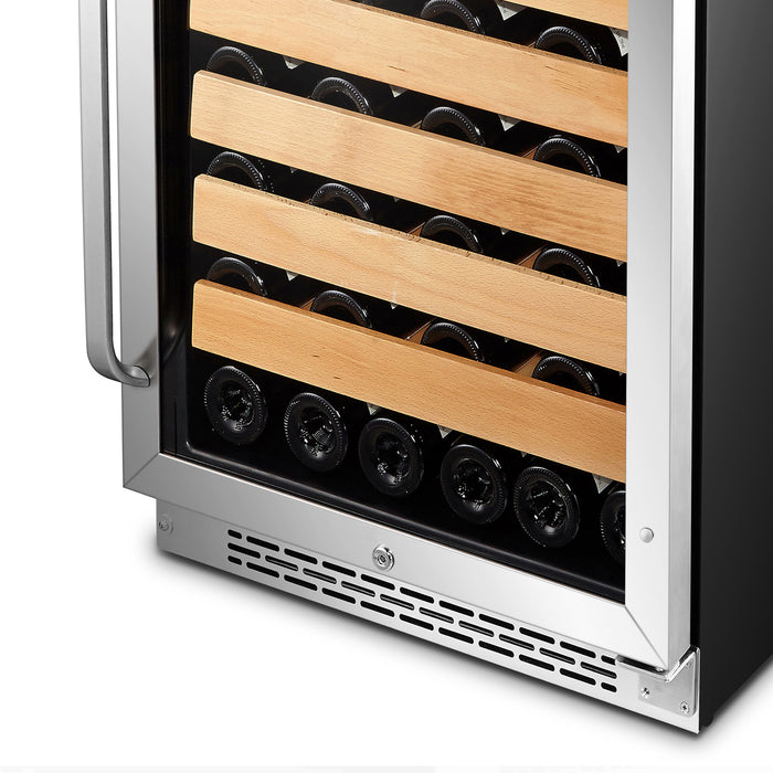 Whynter BWR-541STS/BWR-541STSa 24" Built-In Stainless Steel 54 Bottle Wine Refrigerator Cooler