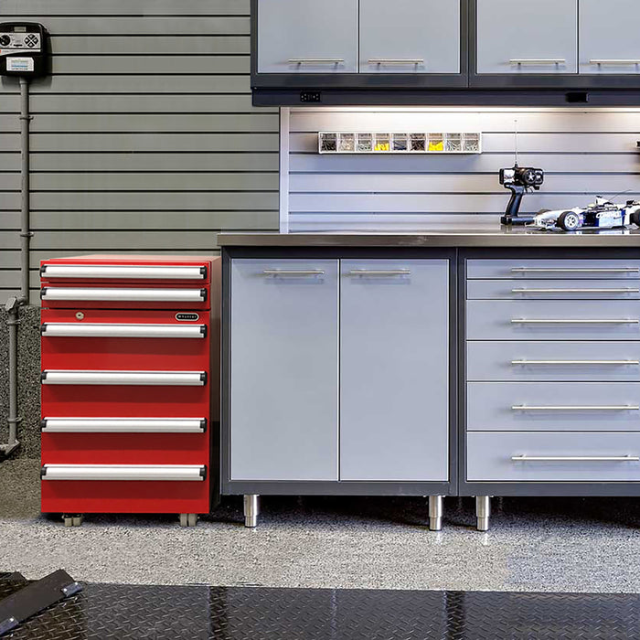 Whynter Portable 1.8 cu. ft. Tool Box Refrigerator with 2 Drawers and Lock | TBR-185SR