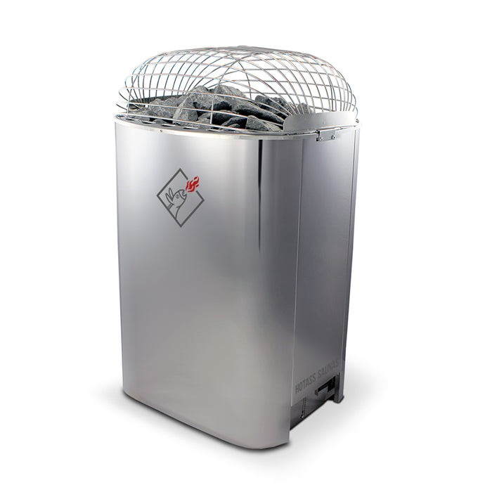 Hotass Saunas ClubHeat Series Stainless Steel Electric Sauna Heater with Control