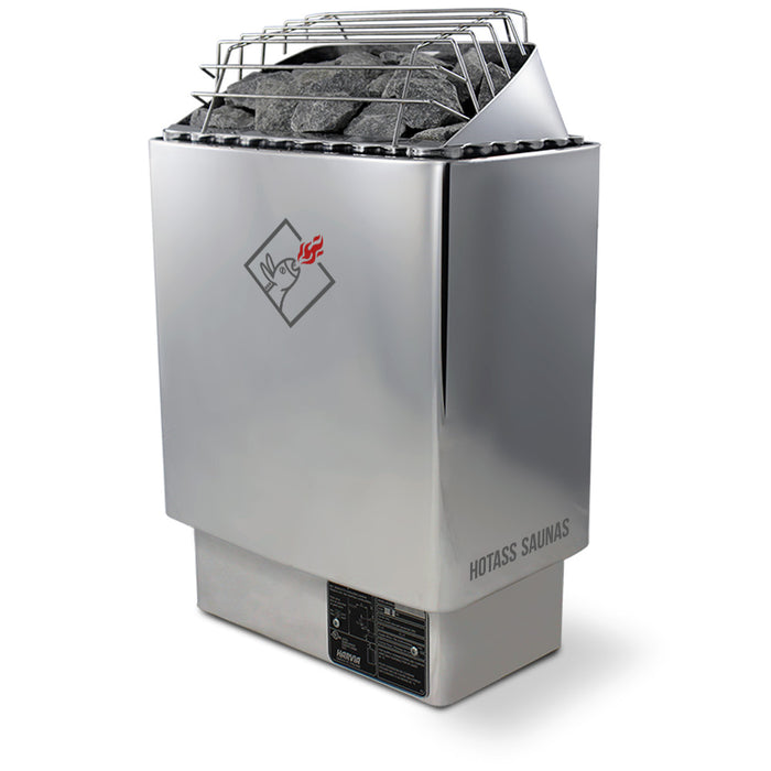 Hotass Saunas ProHeat Series Stainless Steel Electric Sauna Heater with Control