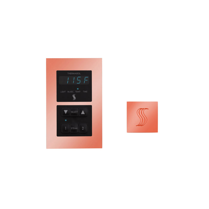 ThermaSol Signature Series Control and Steam Head Kit Square | SEMR-SVSQ
