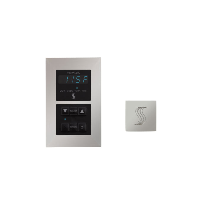 ThermaSol Signature Series Control and Steam Head Kit Square | SEMR-SVSQ