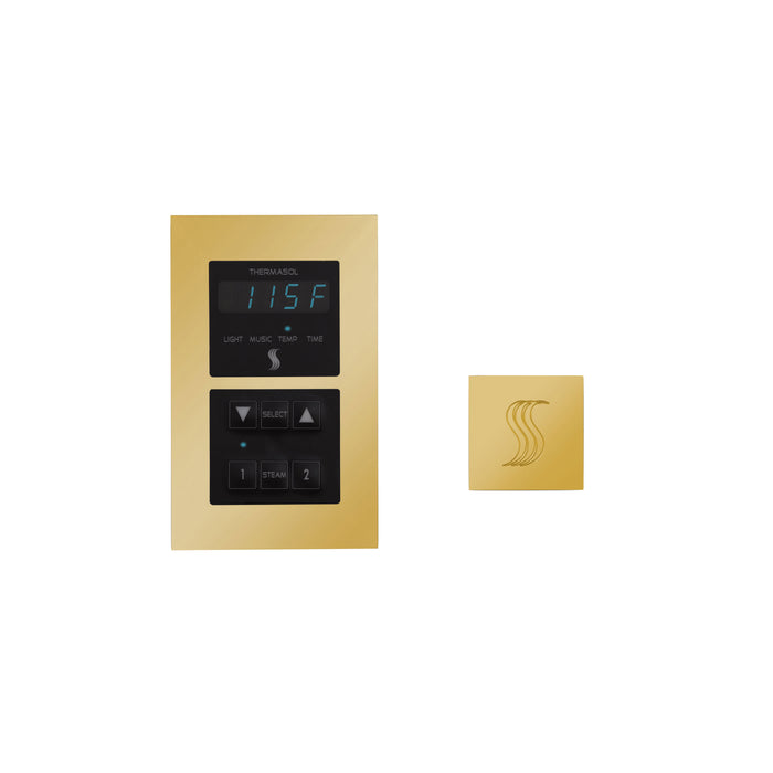 ThermaSol Signature Series Control and Steam Head Kit Square | SEMR-SVSQ