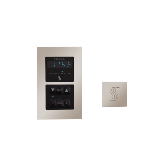 ThermaSol Signature Series Control and Steam Head Kit Square | SEMR-SVSQ