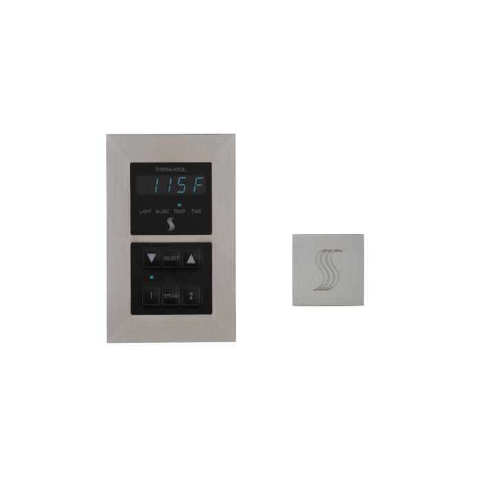 ThermaSol Signature Series Control and Steam Head Kit Square | SEMR-SVSQ