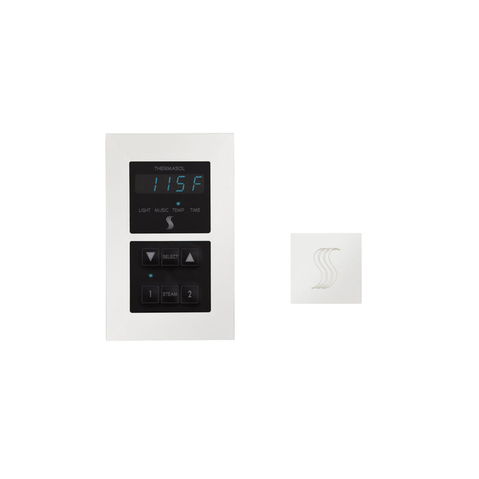 ThermaSol Signature Series Control and Steam Head Kit Square | SEMR-SVSQ