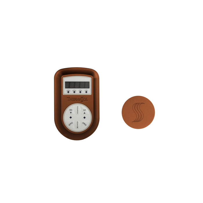 ThermaSol Signature Series Control and Steam Head Kit Round | SET-SVRD