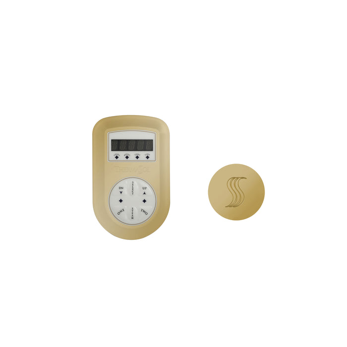 ThermaSol Signature Series Control and Steam Head Kit Round | SET-SVRD