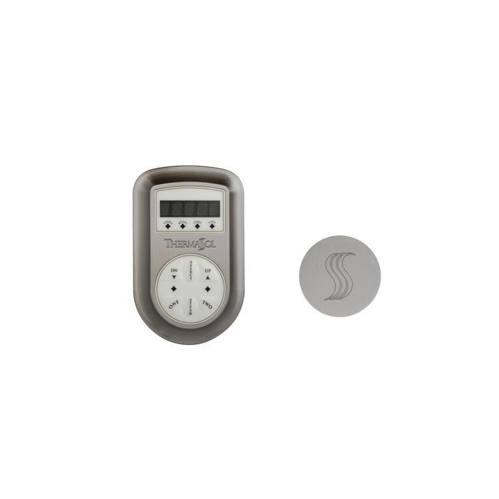 ThermaSol Signature Series Control and Steam Head Kit Round | SET-SVRD