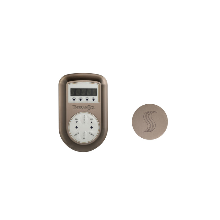 ThermaSol Signature Series Control and Steam Head Kit Round | SET-SVRD