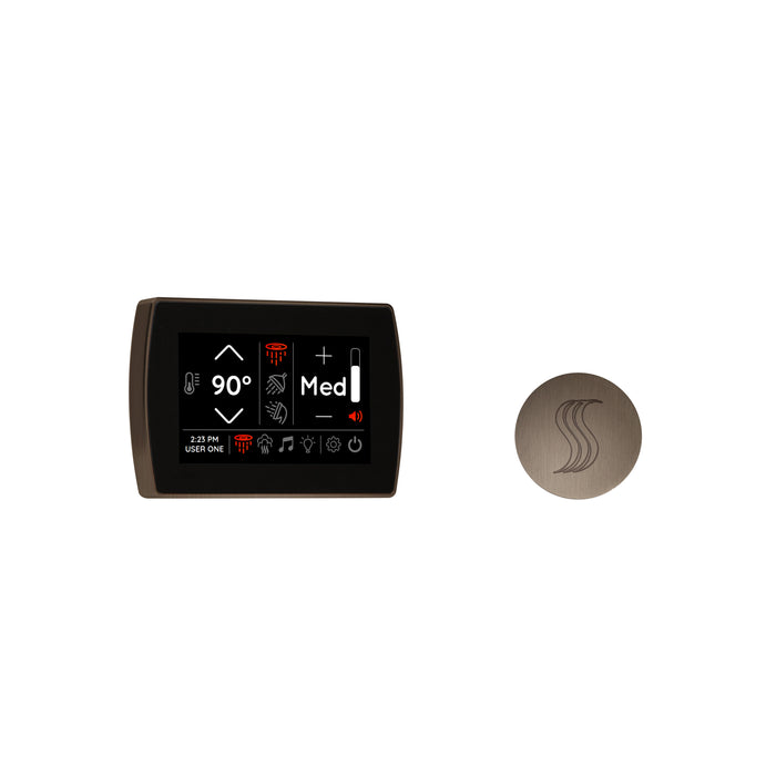 ThermaSol Signatouch Control and Steam Head Kit Round | STCM-SVRD