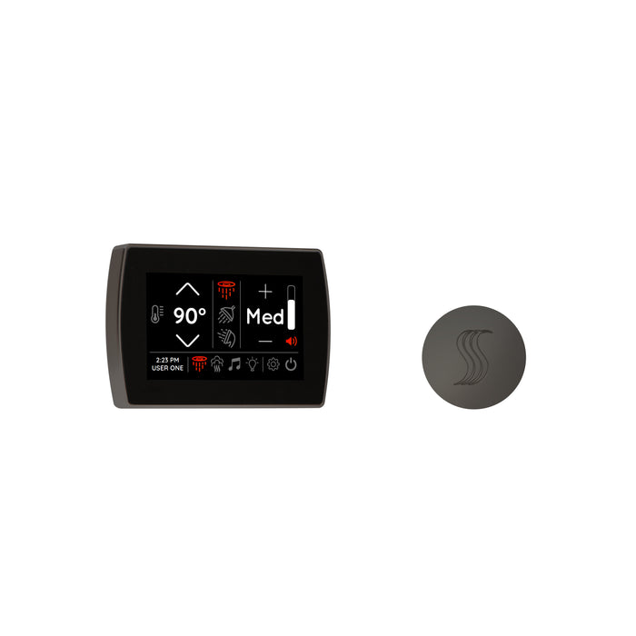 ThermaSol Signatouch Control and Steam Head Kit Round | STCM-SVRD