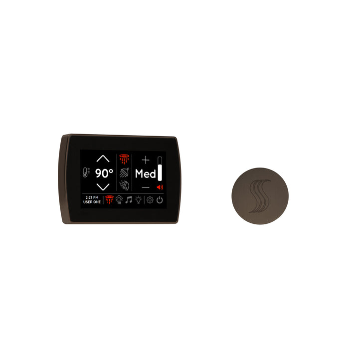 ThermaSol Signatouch Control and Steam Head Kit Round | STCM-SVRD