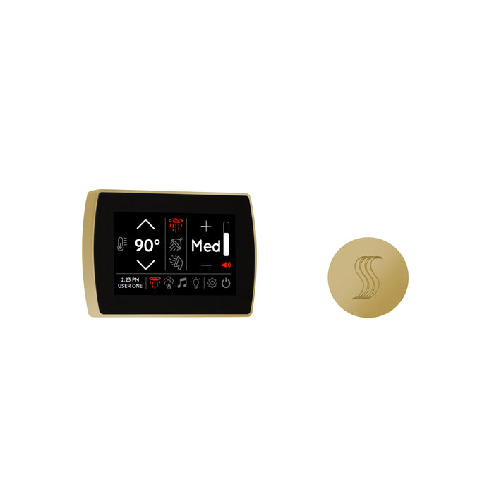 ThermaSol Signatouch Control and Steam Head Kit Round | STCM-SVRD