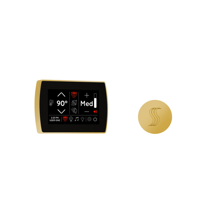 ThermaSol Signatouch Control and Steam Head Kit Round | STCM-SVRD