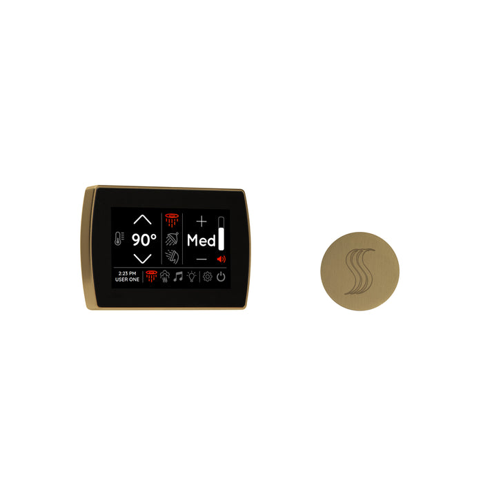 ThermaSol Signatouch Control and Steam Head Kit Round | STCM-SVRD