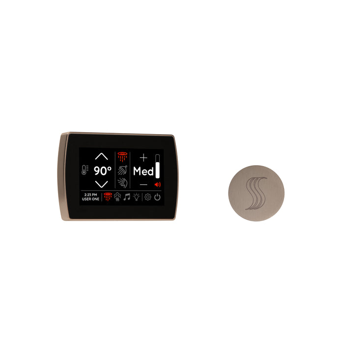 ThermaSol Signatouch Control and Steam Head Kit Round | STCM-SVRD