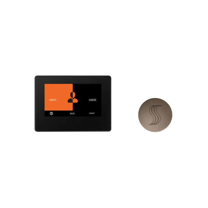 ThermaSol ThermaTouch 7" Control and Steam Head Kit Round | TT7-SVRD