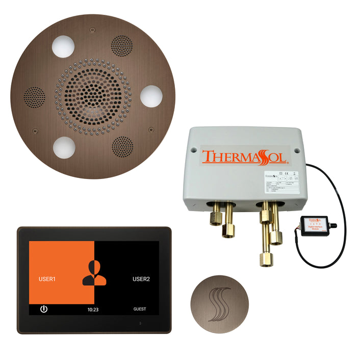 ThermaSol Total Wellness Package with 10" ThermaTouch Trim Upgraded Round | TWP10UR
