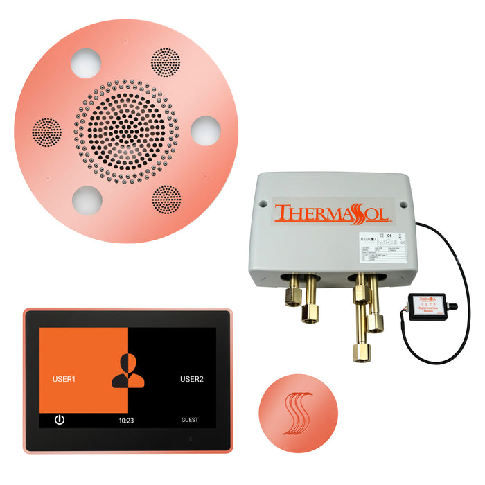 ThermaSol Total Wellness Package with 10" ThermaTouch Trim Upgraded Round | TWP10UR