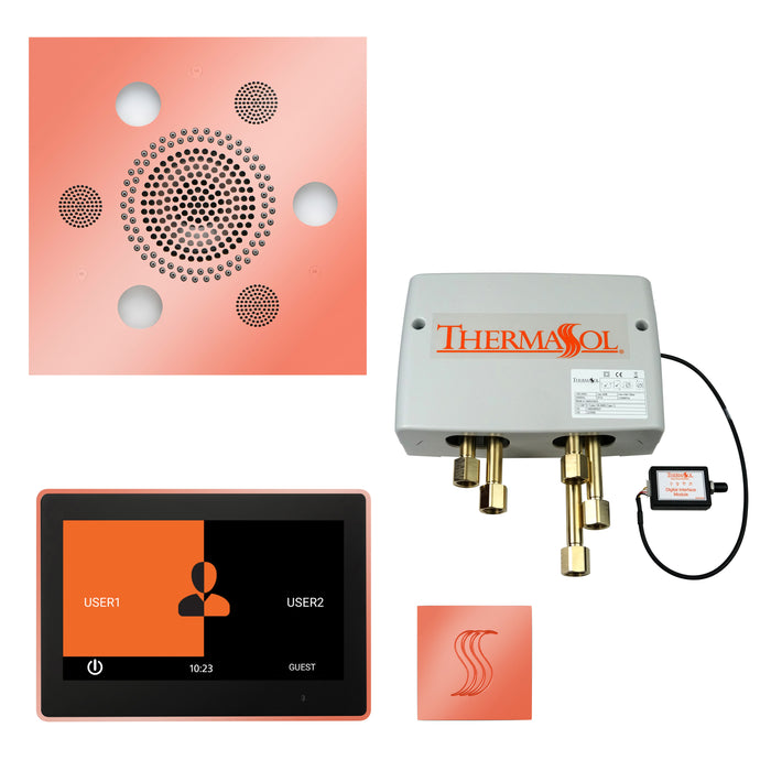 ThermaSol Total Wellness Package with 10" ThermaTouch Trim Upgraded Square | TWP10US