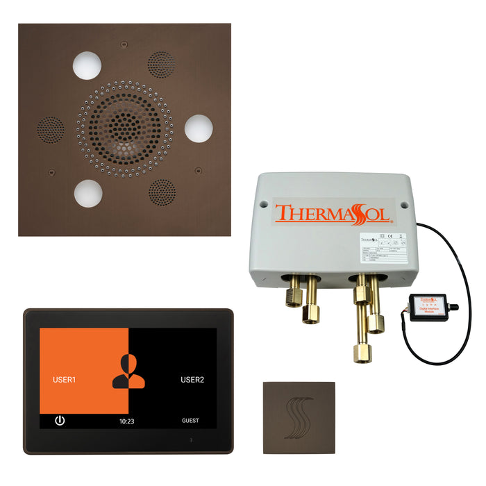 ThermaSol Total Wellness Package with 10" ThermaTouch Trim Upgraded Square | TWP10US