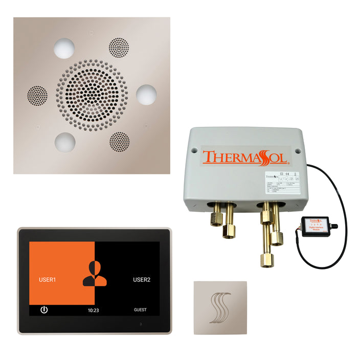ThermaSol Total Wellness Package with 10" ThermaTouch Trim Upgraded Square | TWP10US