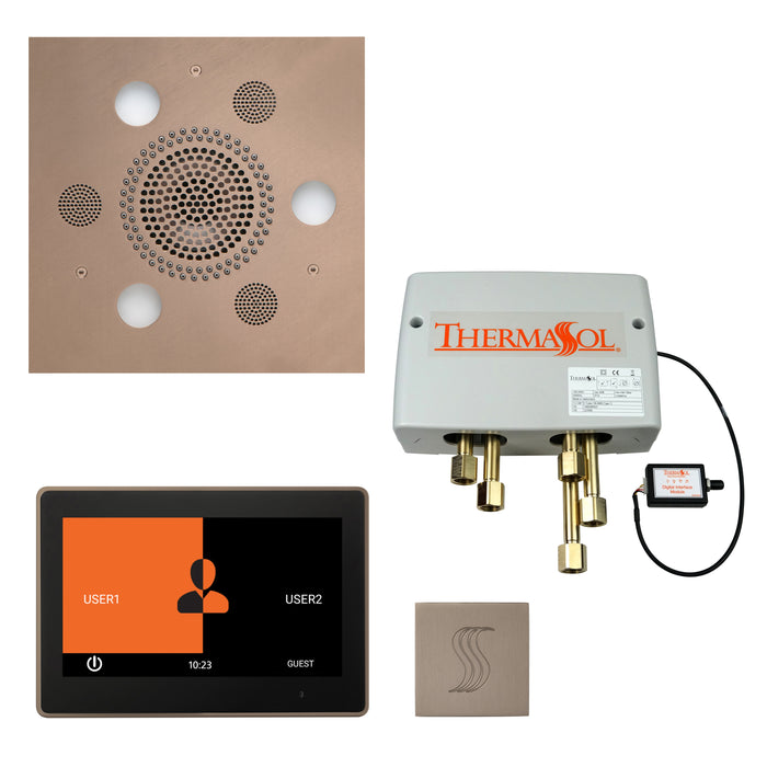ThermaSol Total Wellness Package with 10" ThermaTouch Trim Upgraded Square | TWP10US