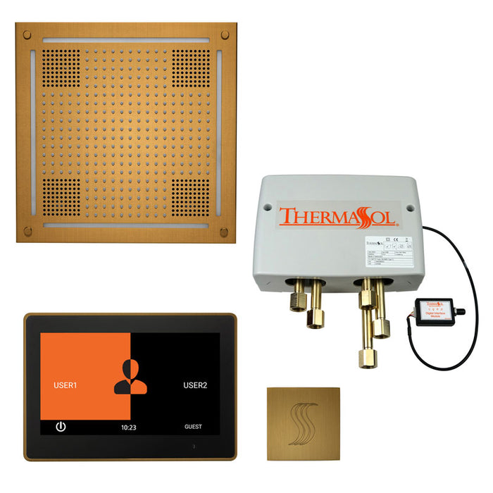 ThermaSol Total Wellness Hydrovive Package with 10" ThermaTouch Square | TWPH10US